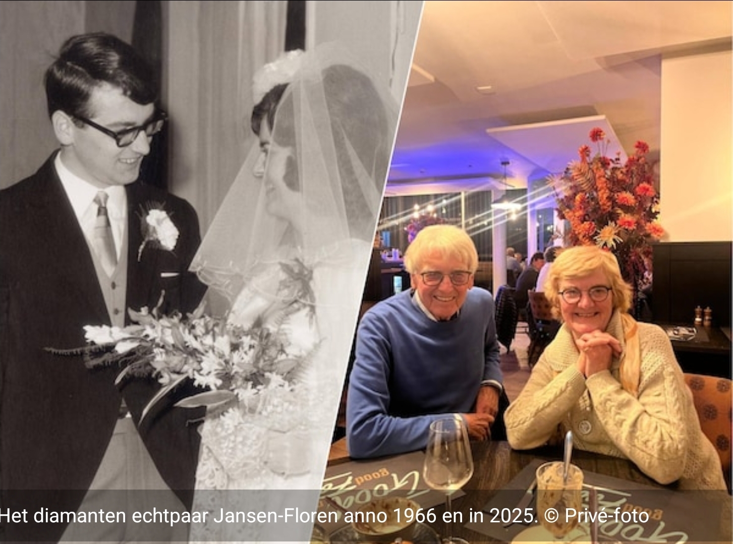 Diamanten paar Jansen-Floren uit Hapert: ‘Je hebt al geluk als je geen pech hebt’