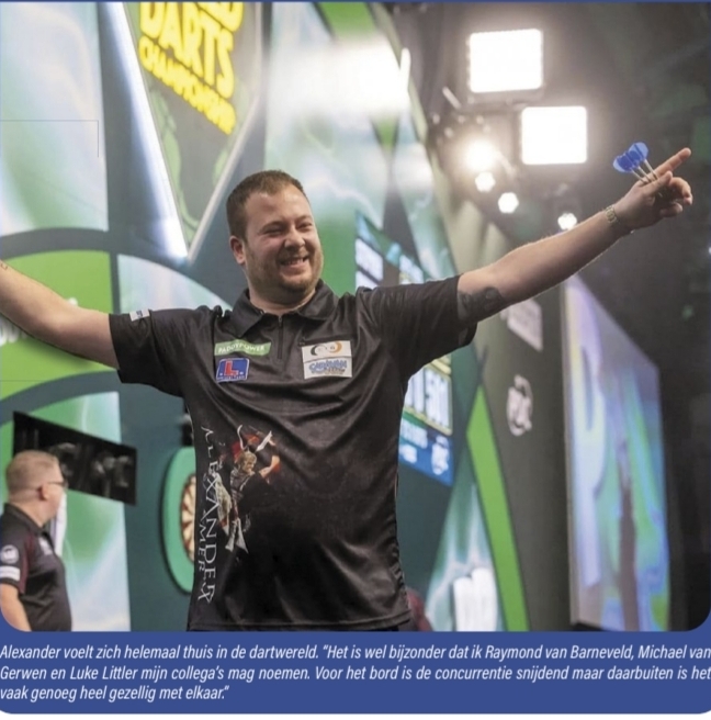  Alexander  the Great,  onthoud die naam Hapertse darter op weg naar  de top 64 van de wereld