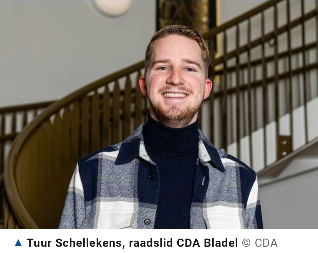 Tuur Schellekens (21) in Bladelse raad voor CDA