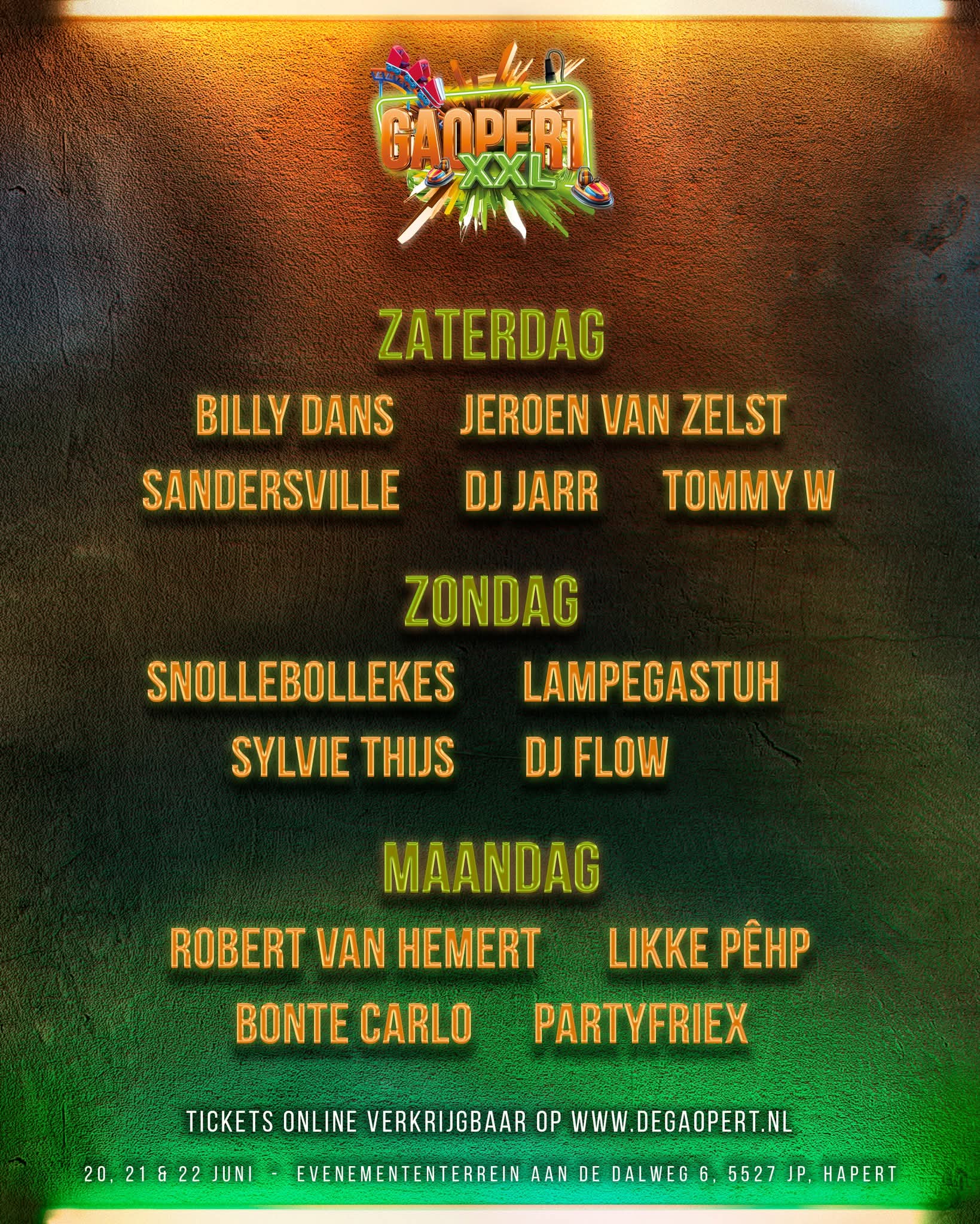 🔥 GAOPERT XXL — 20 • 21 • 22 JUNI 🔥