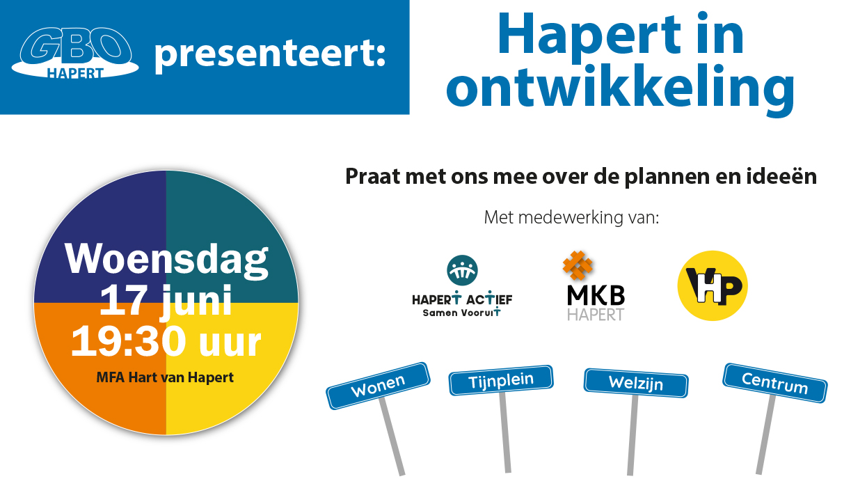 Hapert in ontwikkeling - praat mee!