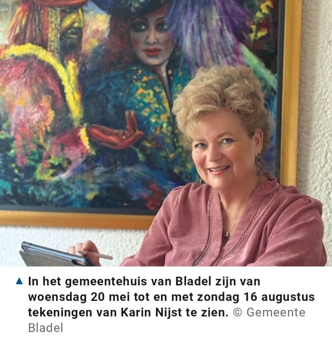 Expositie Karin Nijst in gemeentehuis Bladel